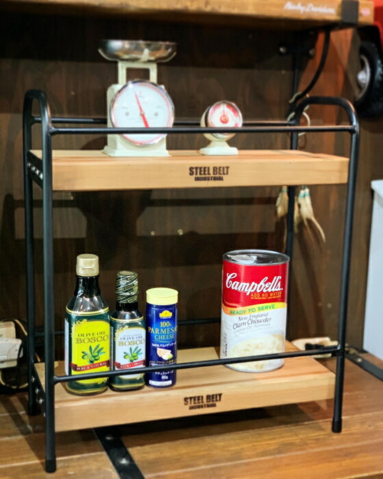 楽天市場】調味料 ラック キッチン収納 キッチンシェルフ