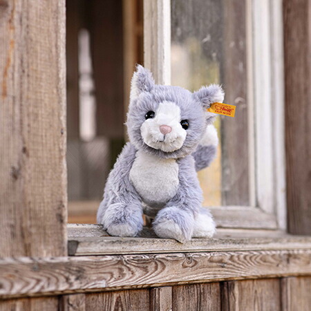 楽天市場】【シュタイフ公式】ネコのキャシー（ブルー） ねこ ネコ 猫