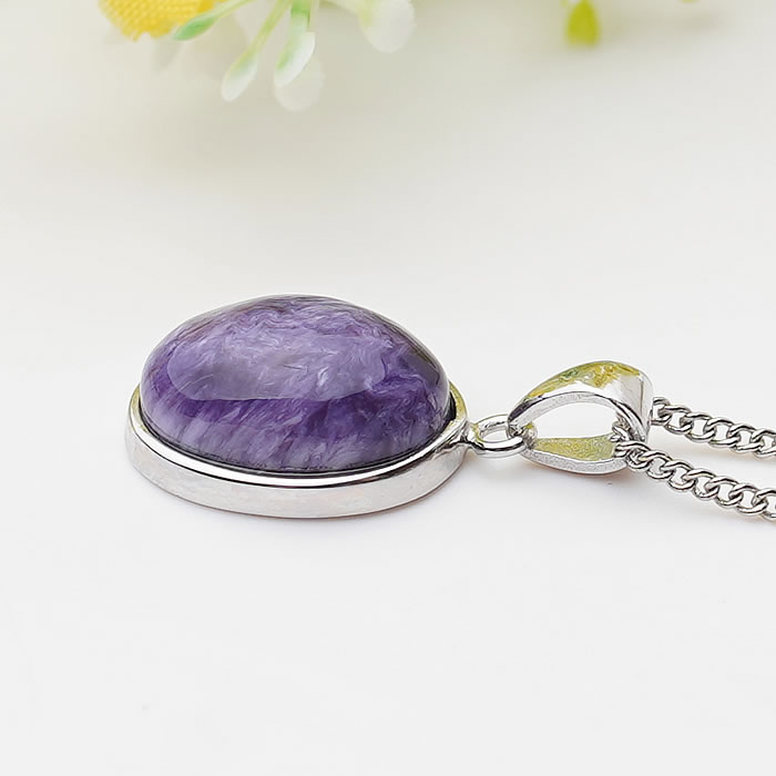 楽天市場】【高品質】【Silver】チャロアイト ペンダントトップ