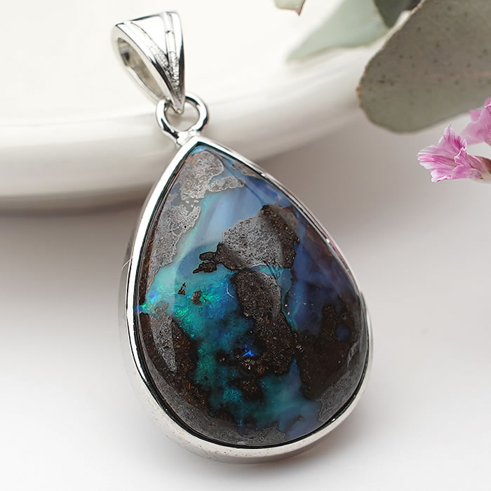 楽天市場】【一点物】【希少】ボルダーオパールAAA オーストラリア産