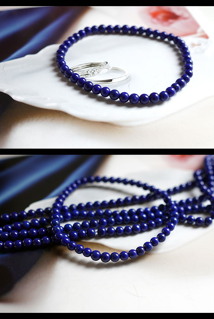 楽天市場】【最高品質】 ラピスラズリ AAAAA 4mm ブレスレット 天然石