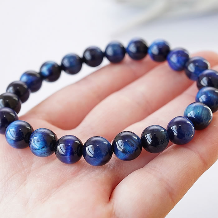 楽天市場】ブルータイガーアイ 8mm ブレスレット 天然石