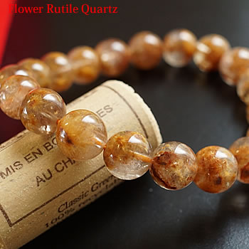 楽天市場】【一点もの】【希少】フラワールチルクォーツ 10〜10.5mm