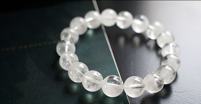 楽天市場】【数量限定】ホワイトガーデンクォーツ 約11mm ブレスレット