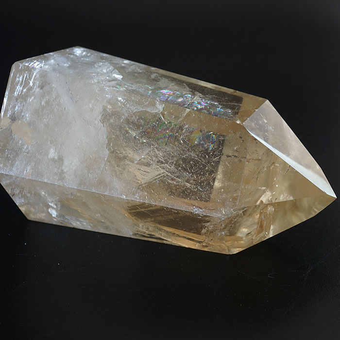 楽天市場】【一点もの】【希少】天然シトリン ポイント 原石 天然石