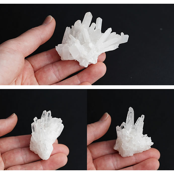 楽天市場】【3個セット】小さなヒマラヤ水晶クラスター 原石 天然石