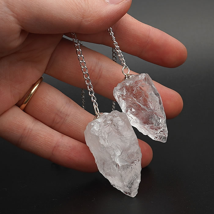 楽天市場】ヒマラヤ産アイスクォーツAAA ハンマーロック ペンデュラム