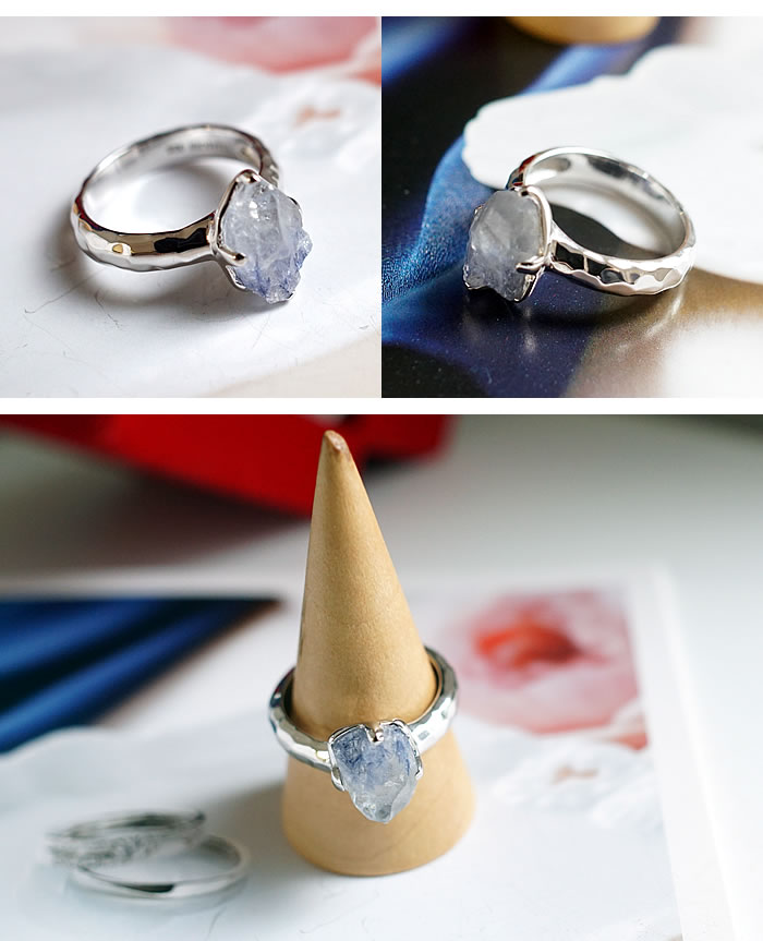 楽天市場】【一点もの】デュモルチェライトインクォーツ リング 指輪