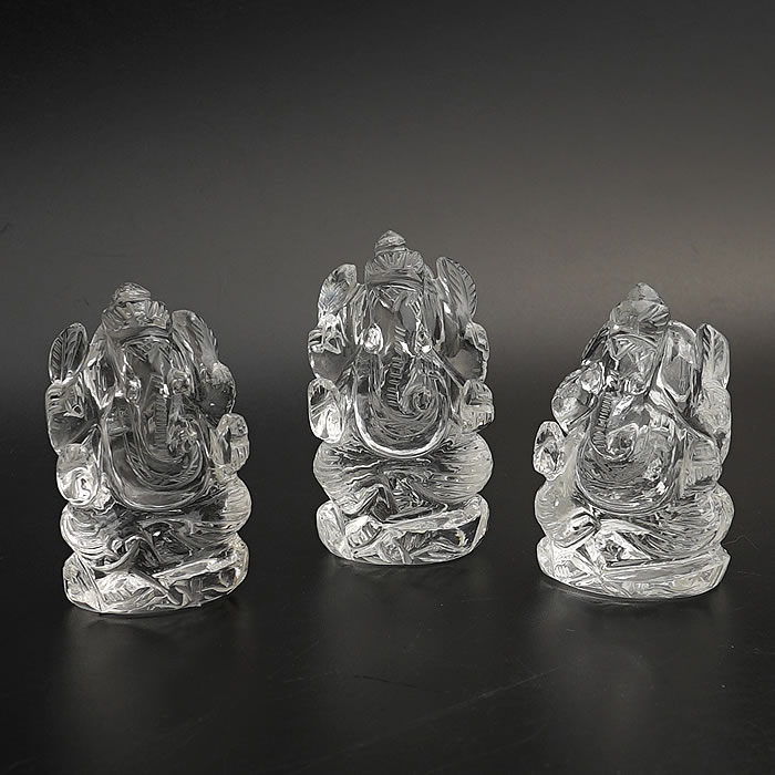 楽天市場】【51～58g】高品質 ガネーシャ ヒマラヤ水晶 手彫り置き石