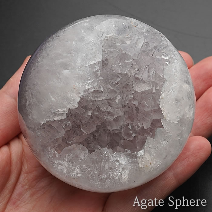 楽天市場】【一点物】【高品質】笑口アゲート丸玉 スフィア 66mm