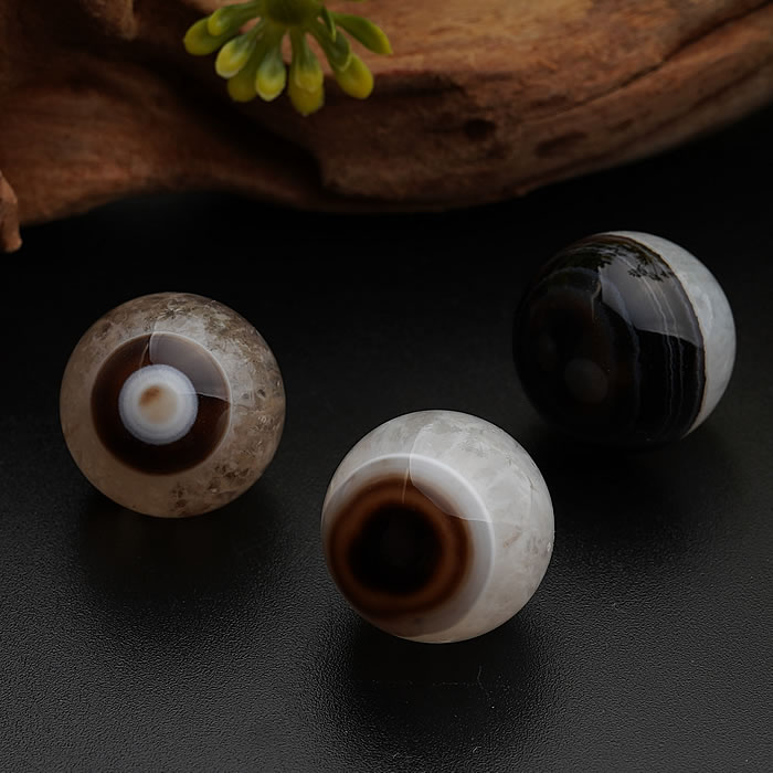 楽天市場】【1個】【希少】アゲート×クォーツ 丸玉 20mm スフィア