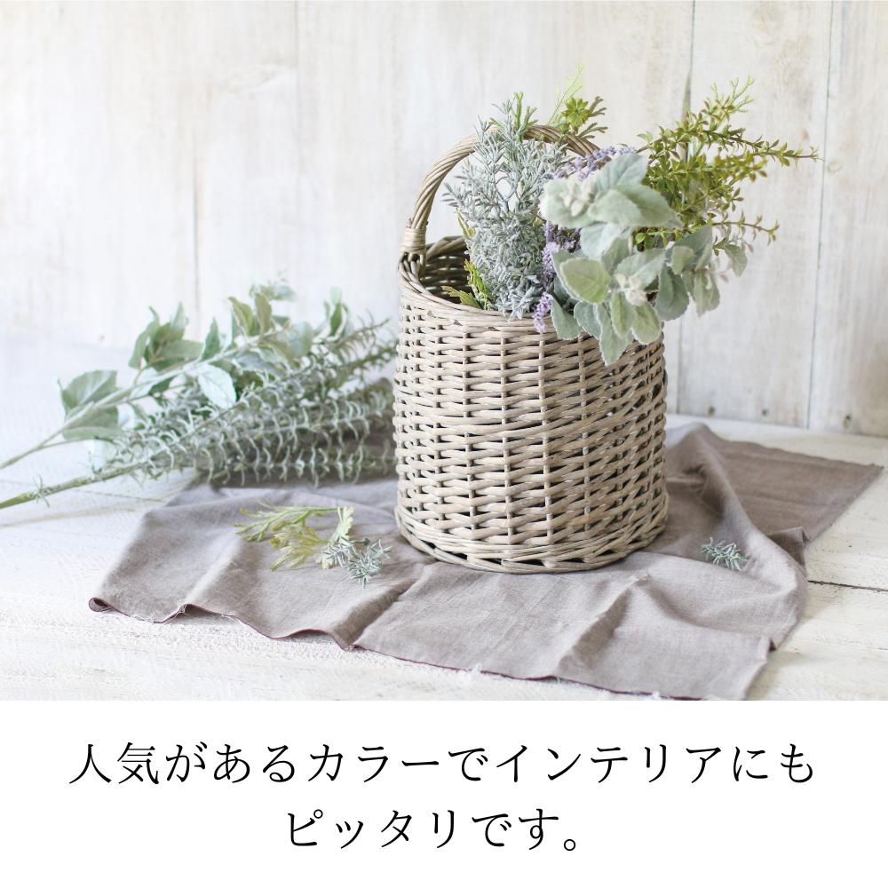 楽天市場】花かご フラワーバスケット 花器リース 手付き カゴ 5