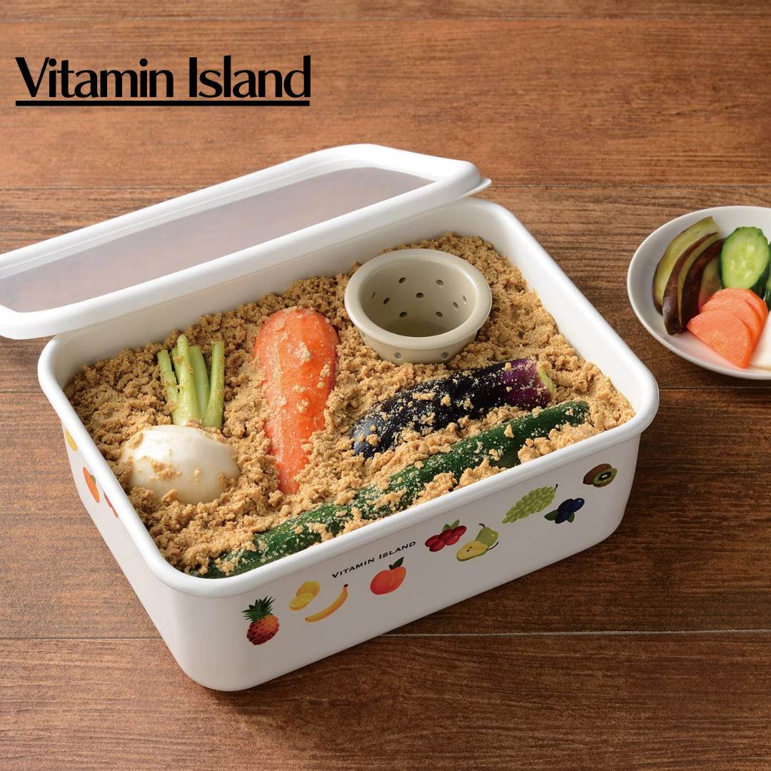 楽天市場】Vitamin Island ホーロー保存容器(水抜付) | ホーロー 琺瑯