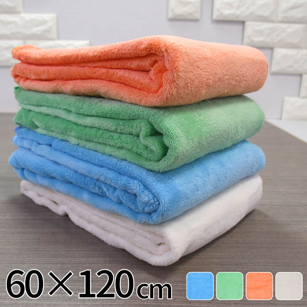 楽天市場】ふわふわ マイクロファイバータオル 60×120cm | 多用途
