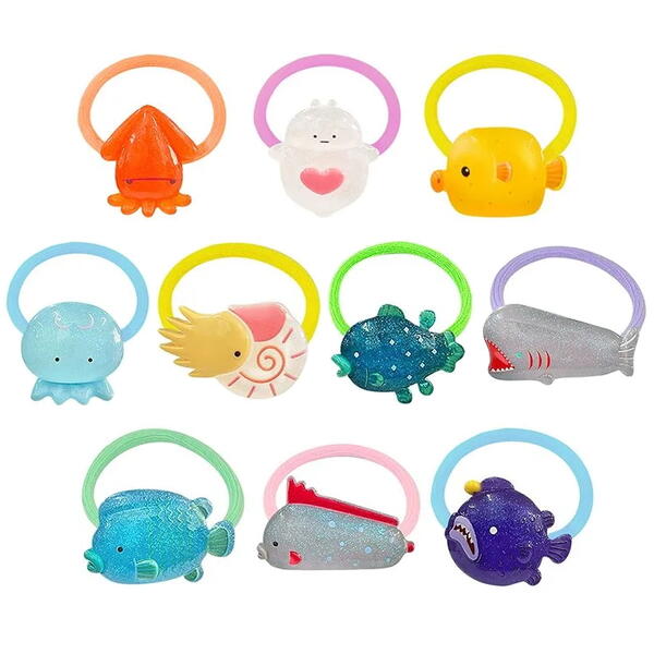 楽天市場】ヘアゴム 髪ゴム ヘアアクセサリー 珍海生物 デコレーション