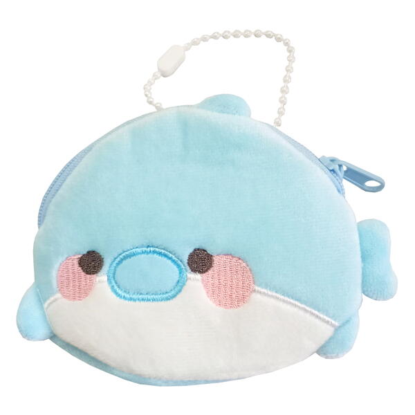 楽天市場】ぽちゃちゃ 海のいきもの コイン ポーチ ふわふわ 小物入れ