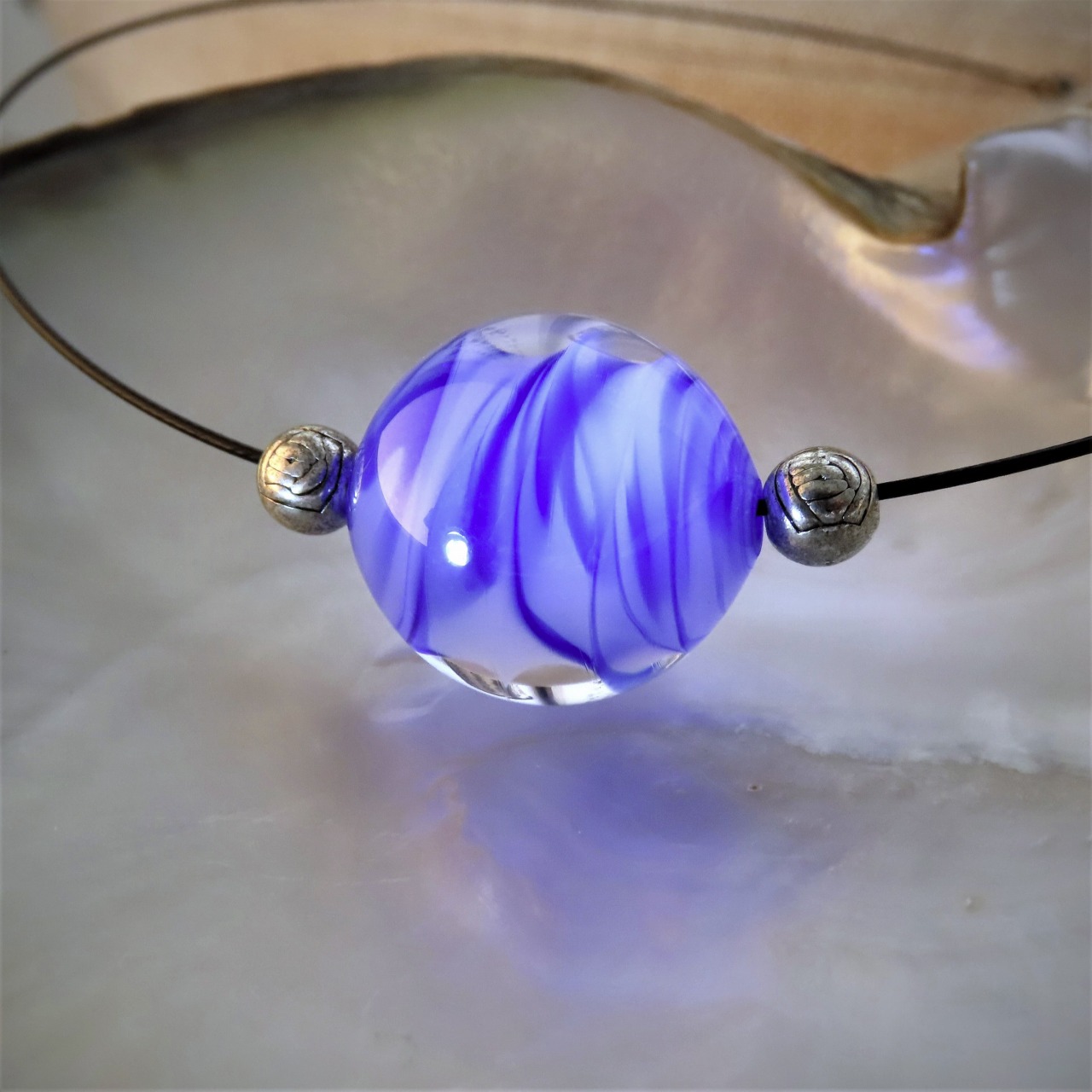 楽天市場】とんぼ玉 ネックレス ペンダント 国産 ガラス 工芸品 ブルー