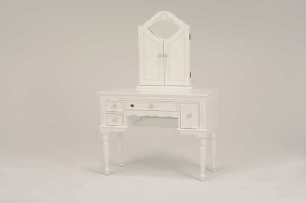 楽天市場】ドレッサーセット ホワイト 三面鏡 白家具 引き出し収納 鍵