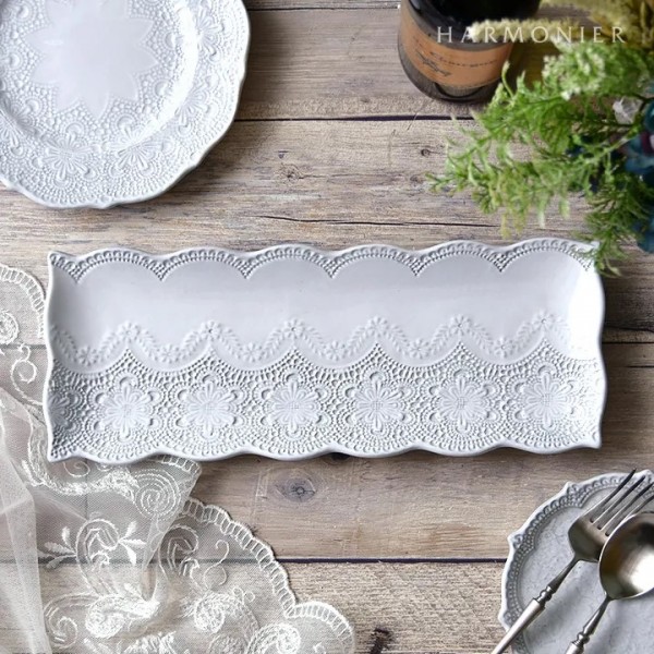 楽天市場】レクタングル プレート 横長プレート ラセラミカ イタリア