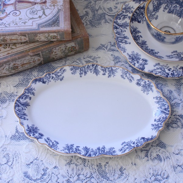 楽天市場】【大倉陶園直営店】 ブルーインペリアル ケーキ皿 約18cm