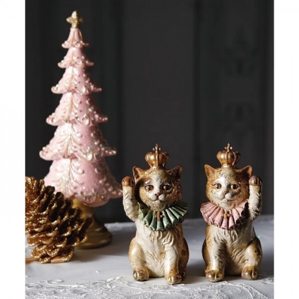 楽天市場】キャットオブジェ 招き猫 2個セット ネコ 置物 猫 オブジェ