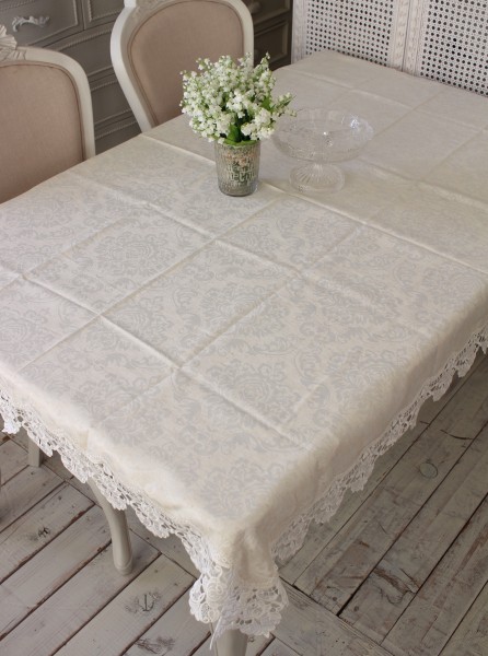 楽天市場】テーブルクロス はっ水 4人掛けテーブル レース 撥水 120