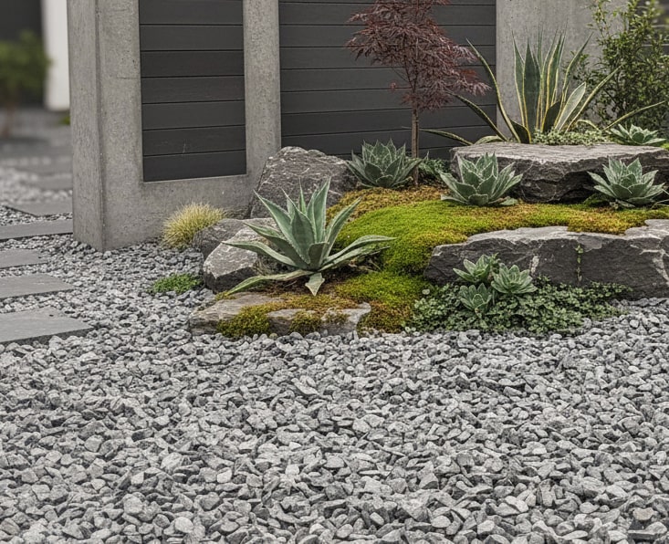 楽天市場】砂利 庭 diy 石 ファイングレー 20kg 砕石 庭砂利 ロック