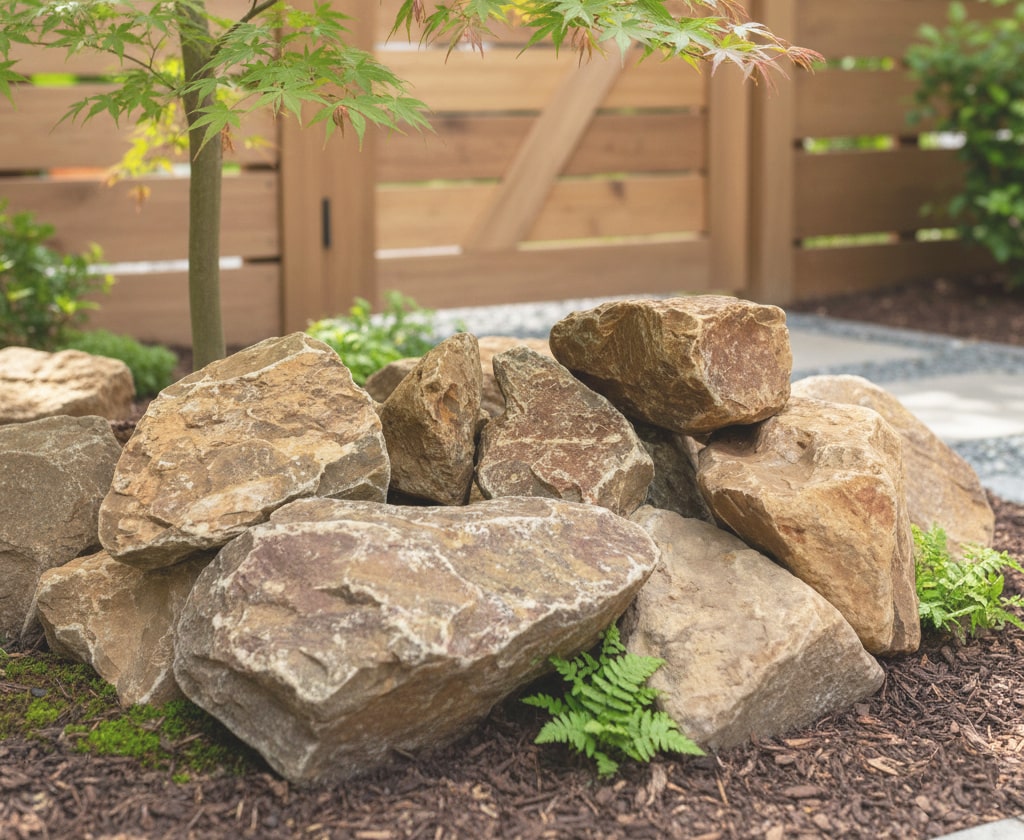 楽天市場】庭石 割栗石 庭 ロックガーデン 石 黄茶色 イエロー