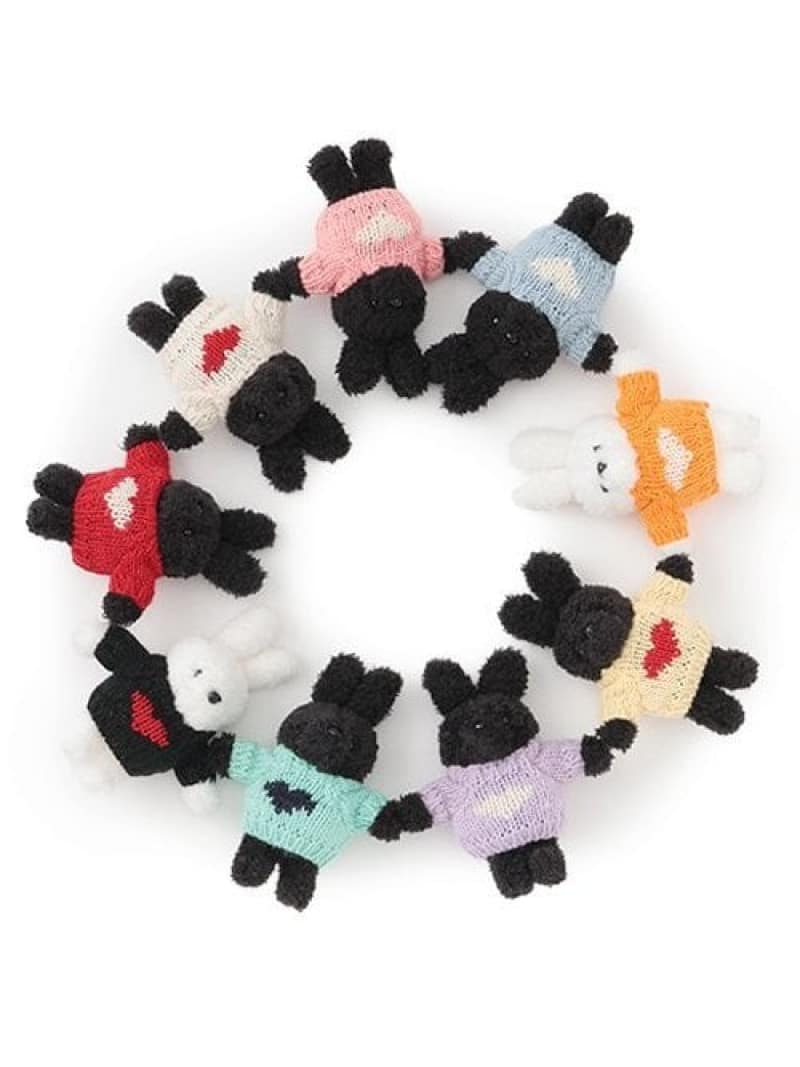 楽天市場】【SALE／50%OFF】Lovetoxic うさぎニットキーホルダー