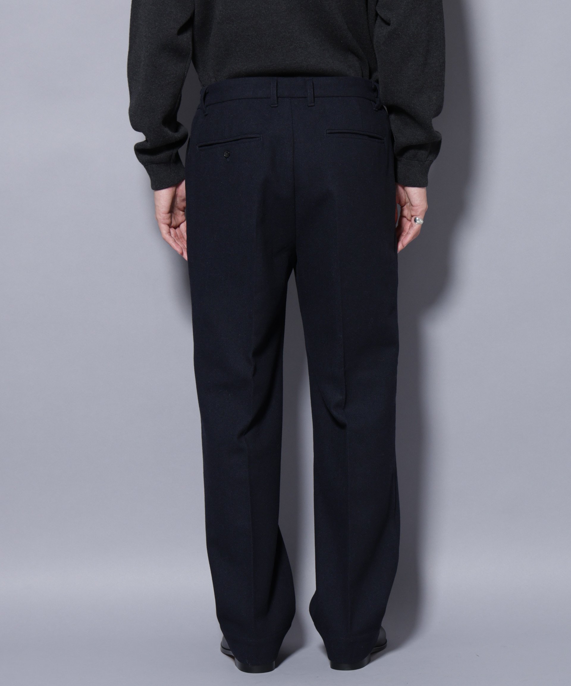 NANO universe｜ヘリンボーンストレートスラックス | Rakuten Fashion