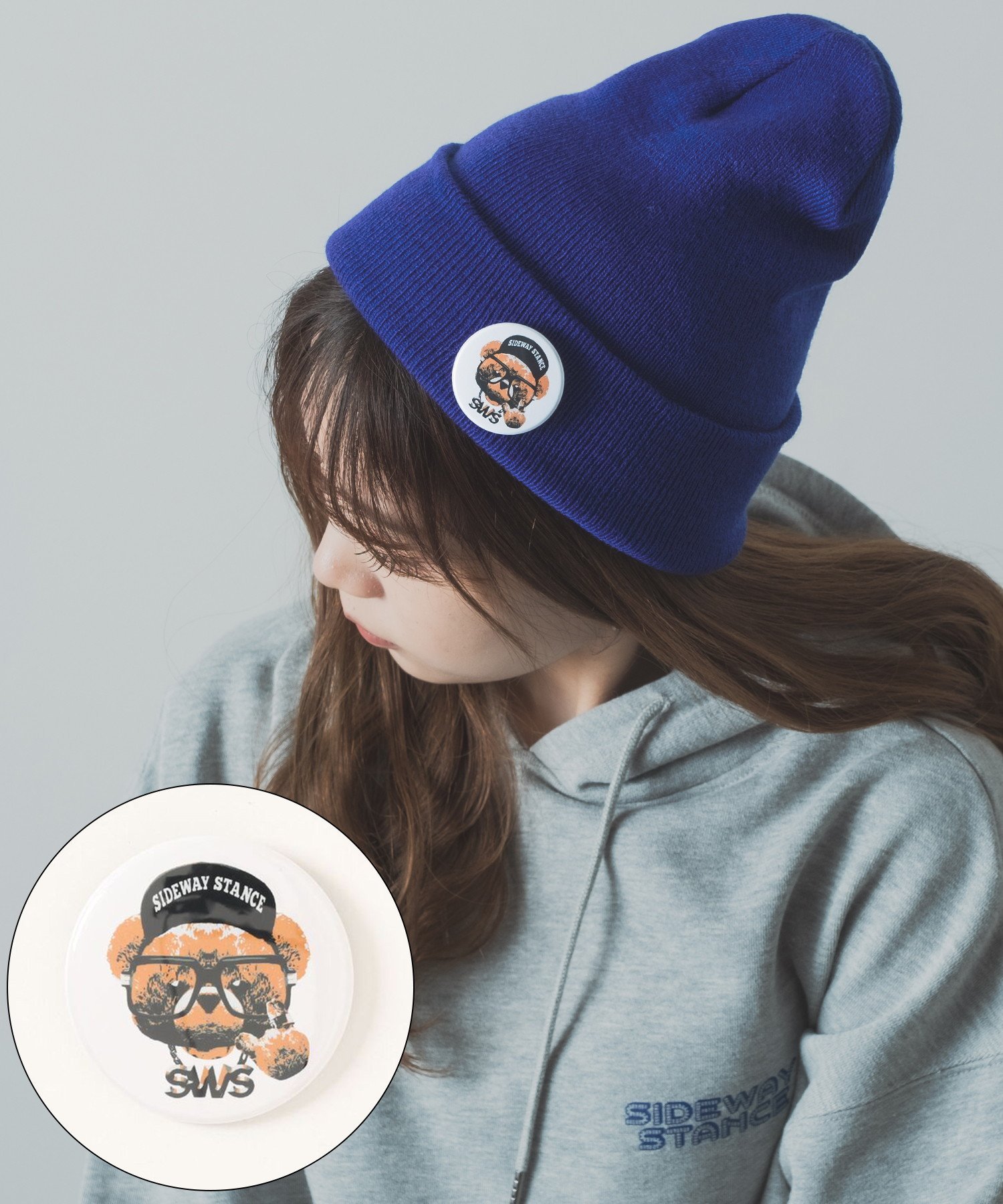 improves｜缶バッジ付き ニットキャップ | Rakuten Fashion(楽天