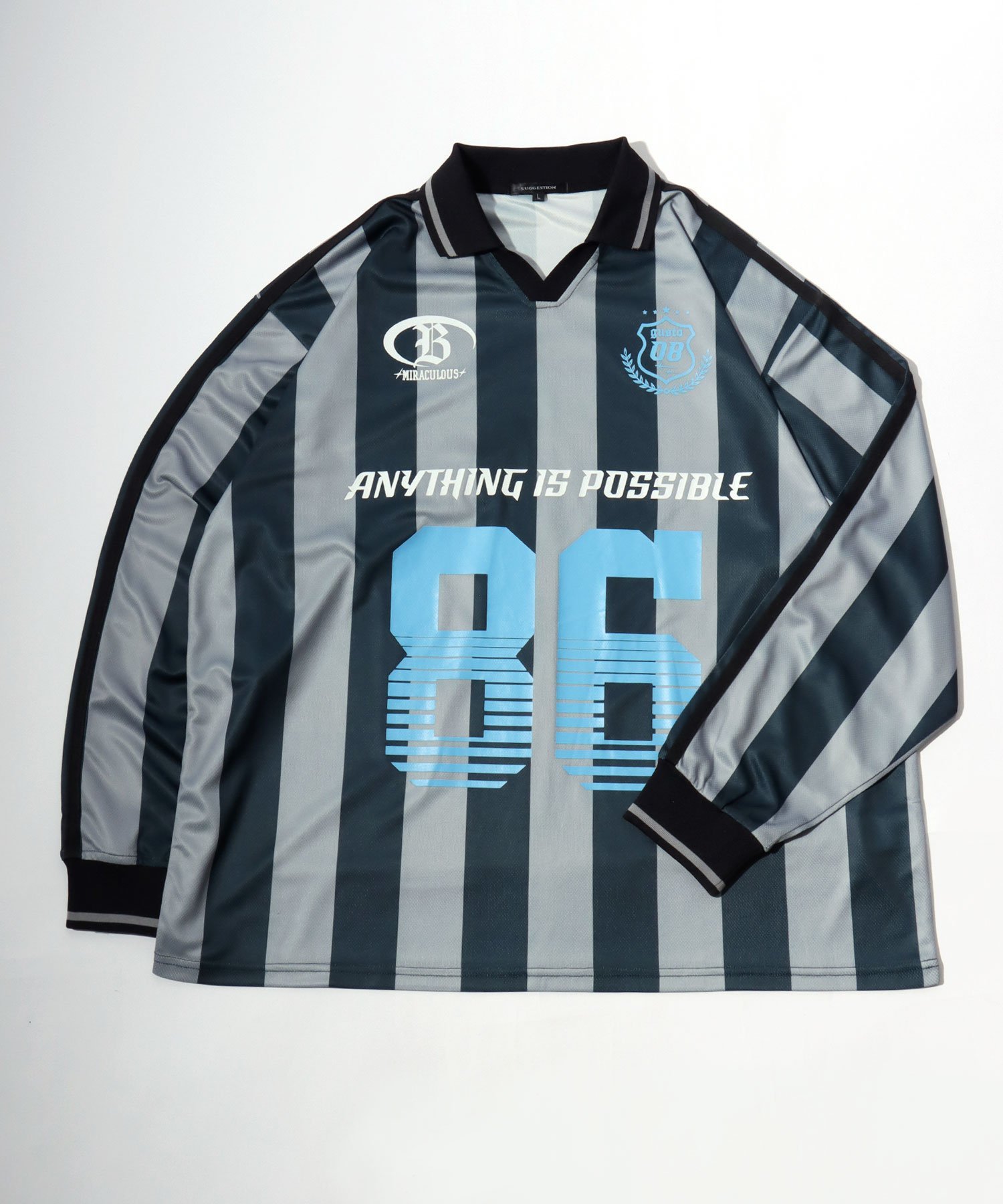 Salong hameu｜ゲームシャツ 長袖 Tシャツ ロンT サッカー