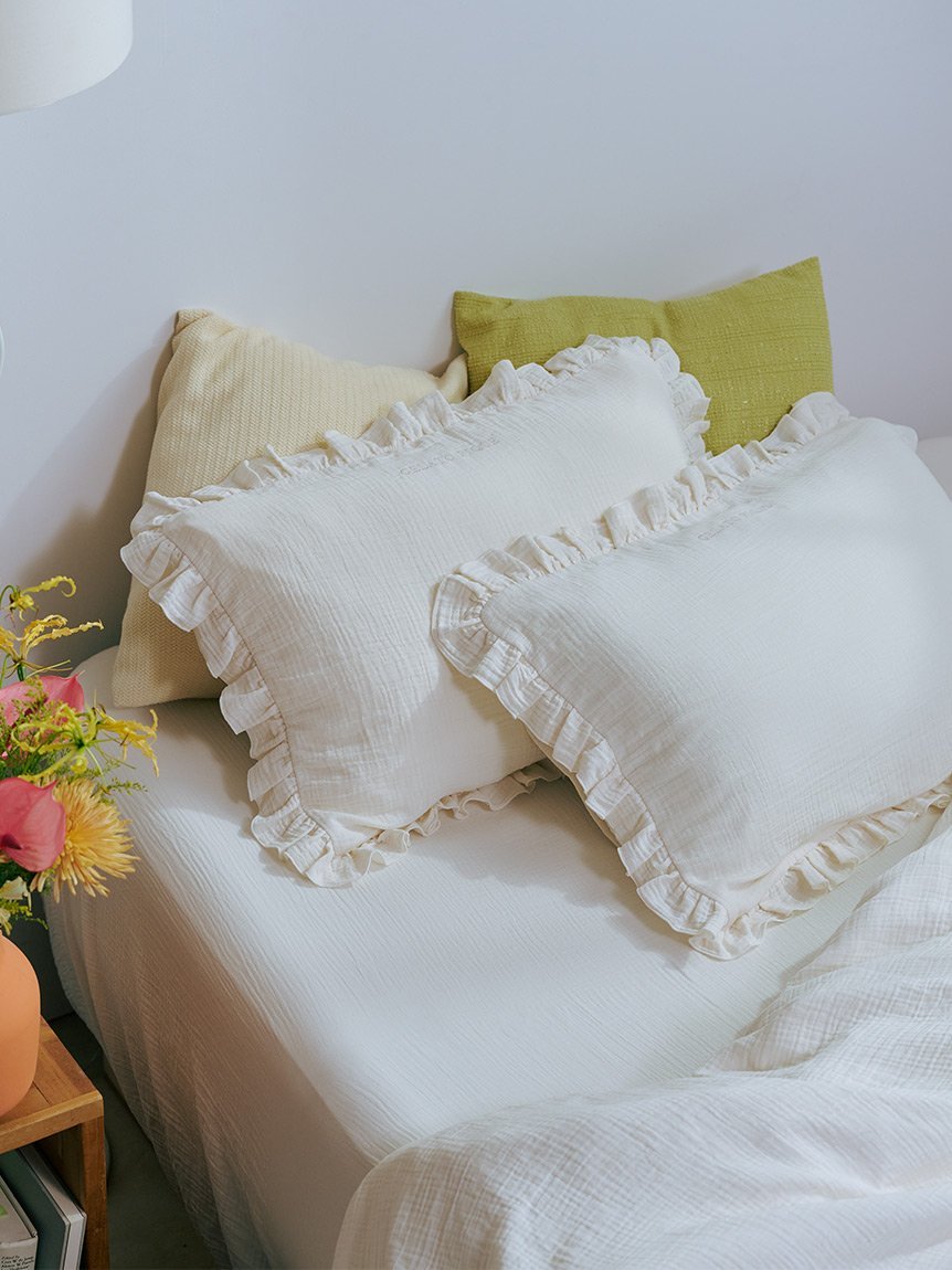 gelato pique｜【Sleep】ダブルガーゼフリル3点セット(シングル