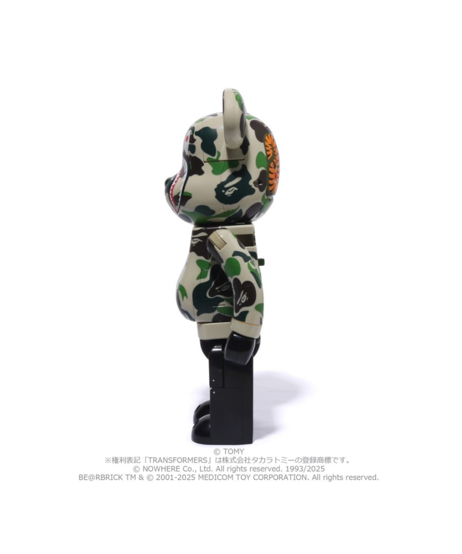 A BATHING APE｜BAPE X TRANSFORMERS X BE@RBRICK - ABC CAMO SHARK