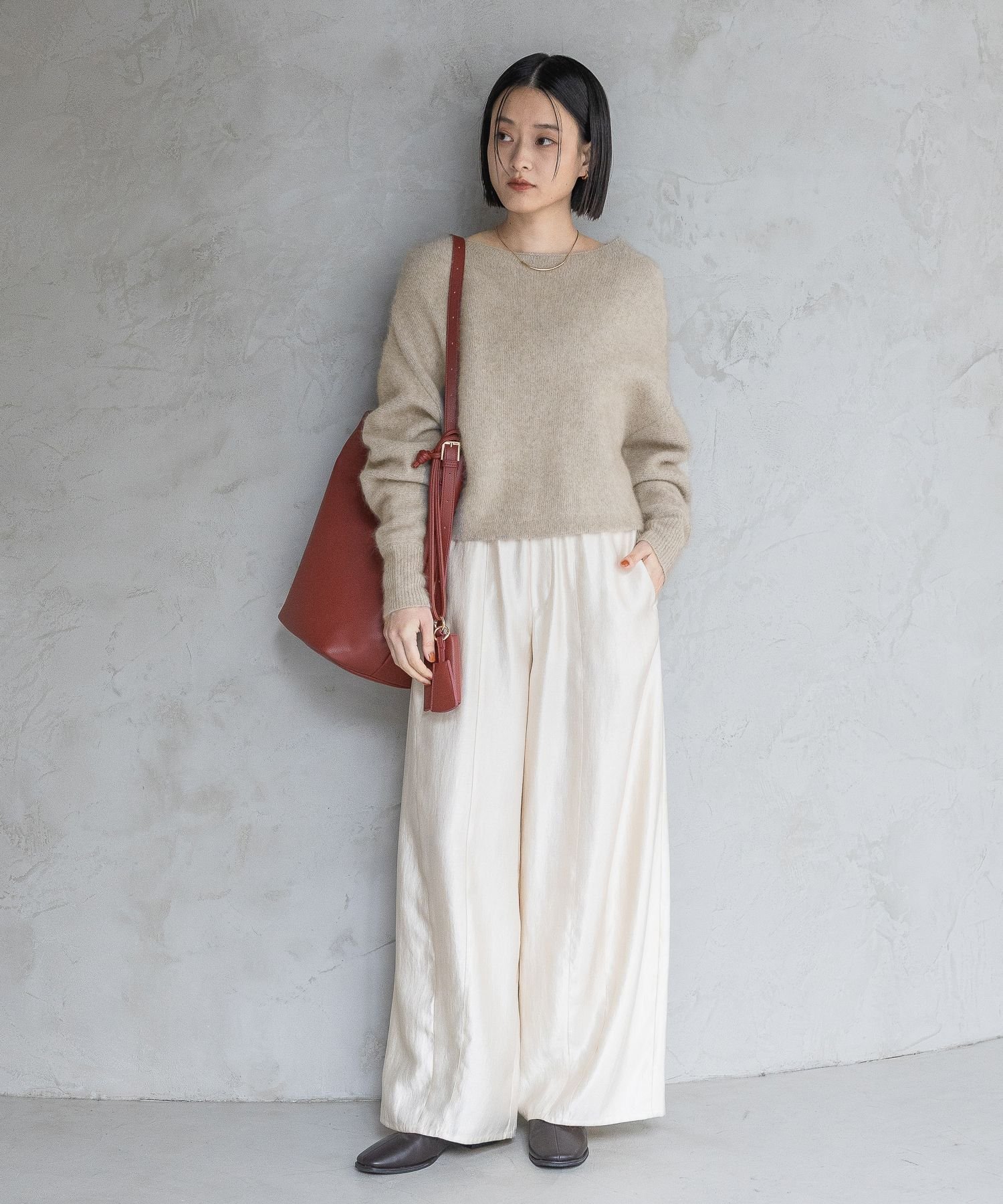 A part by｜CNラクーンコンボートネックプルオーバーニット | Rakuten