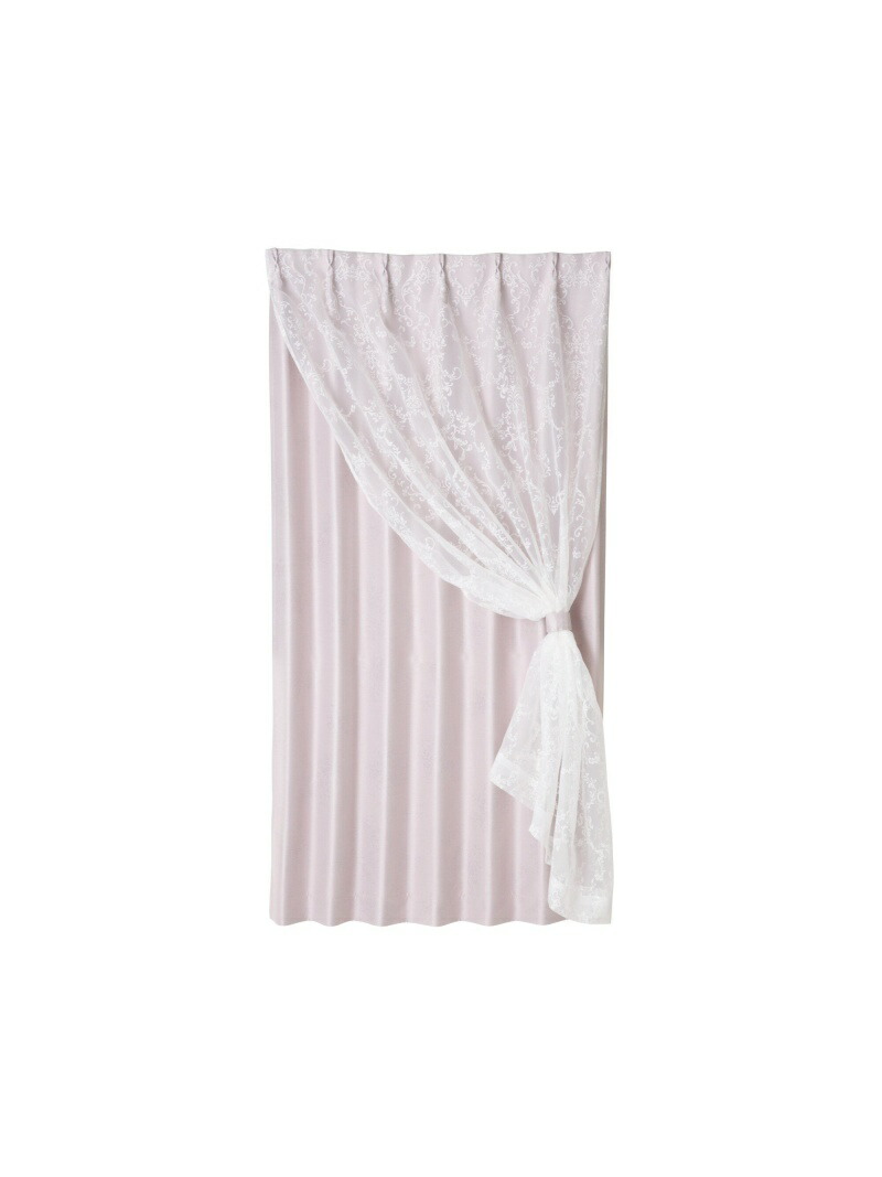 Francfranc｜ヴェーリア×ラメルセ ダブルカーテン H1350×W1000 (レース