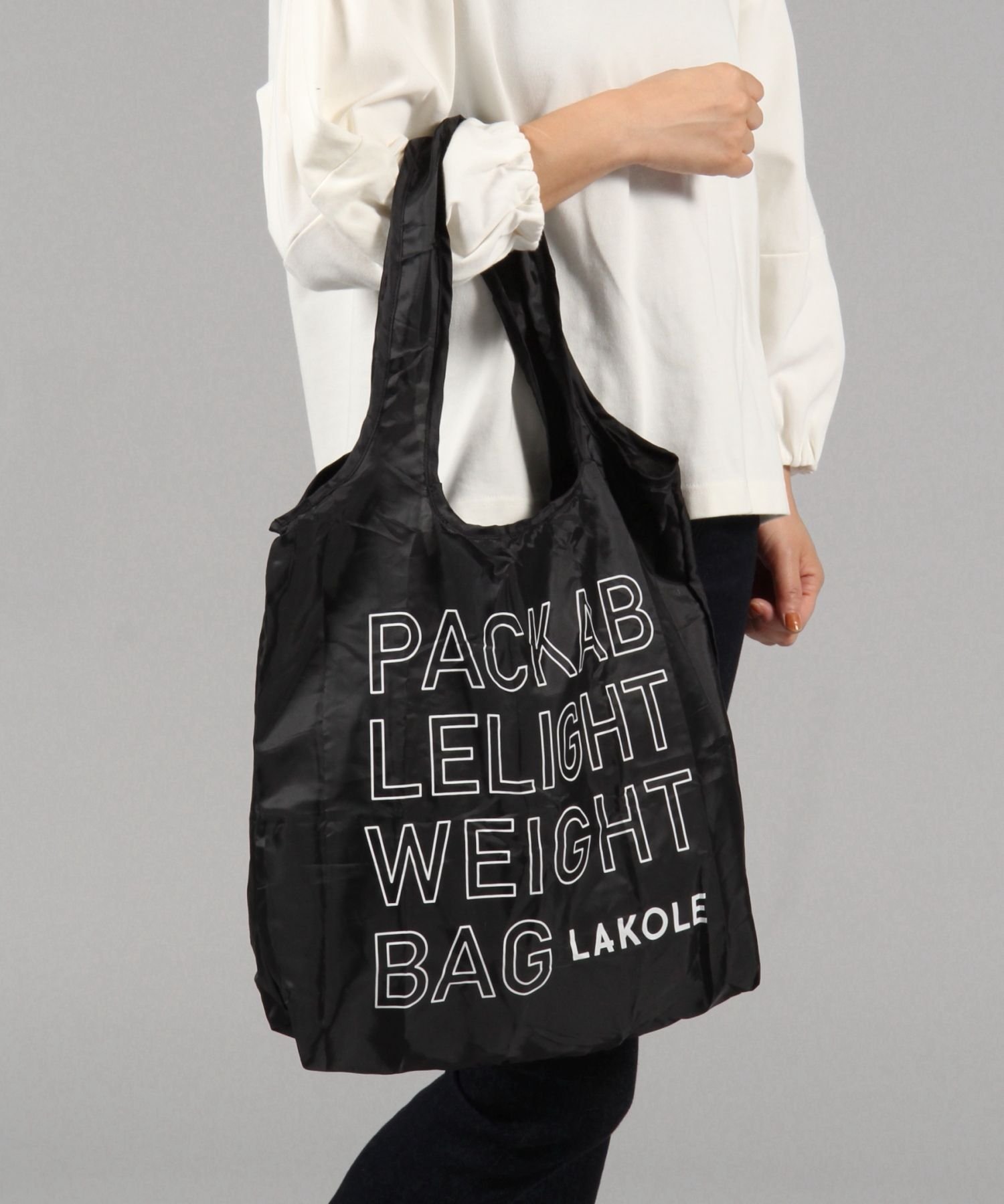 LAKOLE｜ロゴエコバッグ | Rakuten Fashion(楽天ファッション／旧楽天