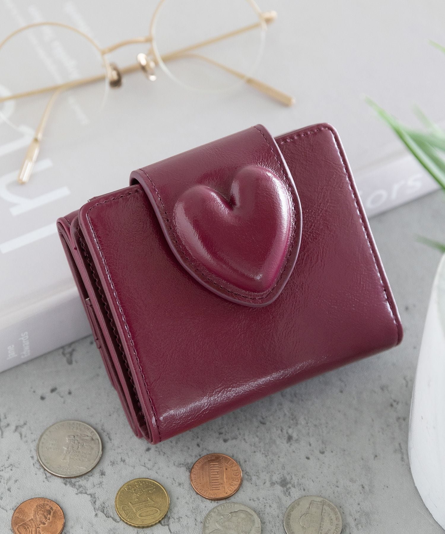 LAKOLE｜ぷっくりハートミニウォレット | Rakuten Fashion(楽天