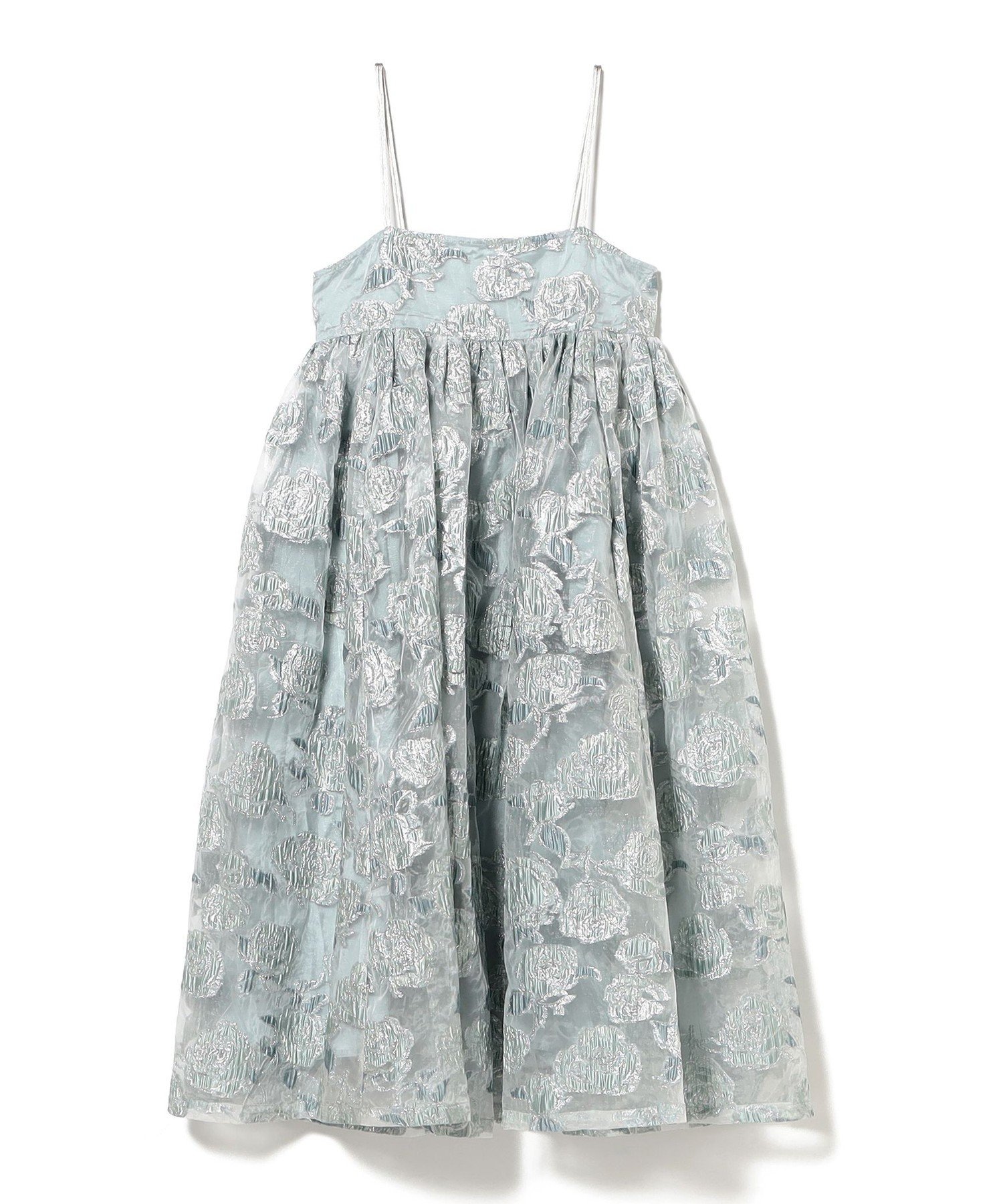 CAROLINA GLASER｜フラワージャカード ラメ キャミワンピース