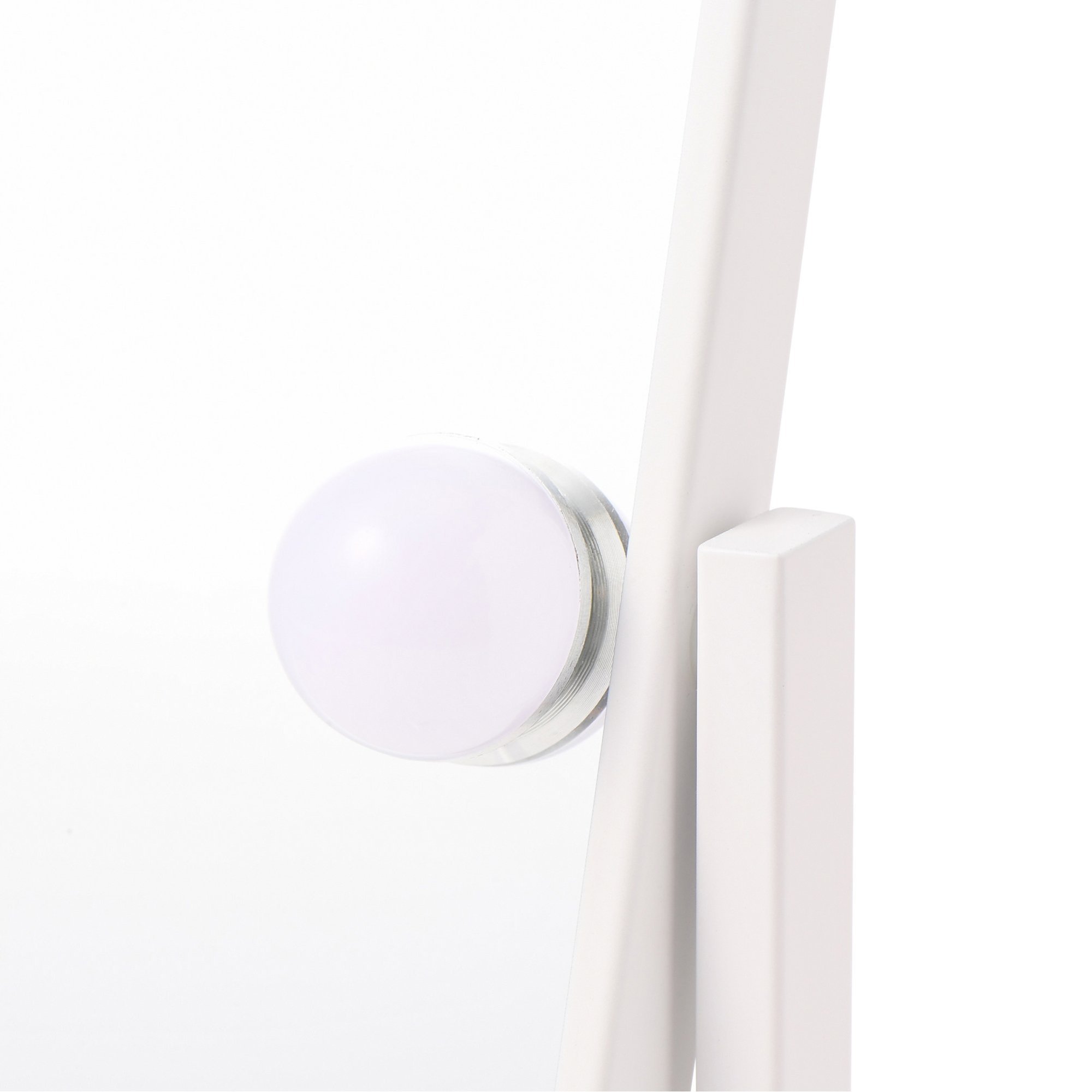 Francfranc｜ハリウッドミラー スクエア S ホワイト 調光 調色 ライト