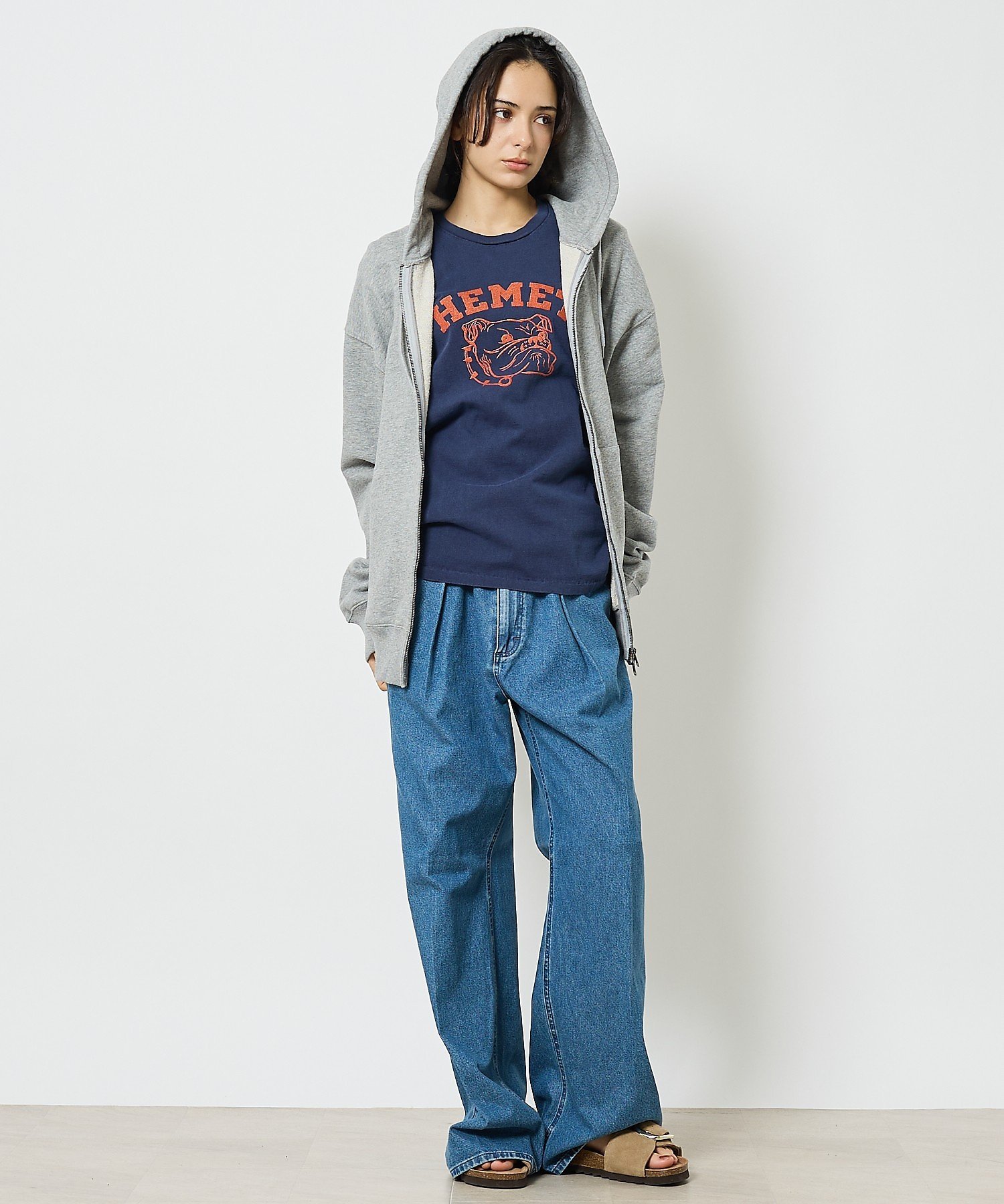 ABAHOUSE｜【DISCUS ATHLETIC / ディスカス】Full Zip PK / 裏