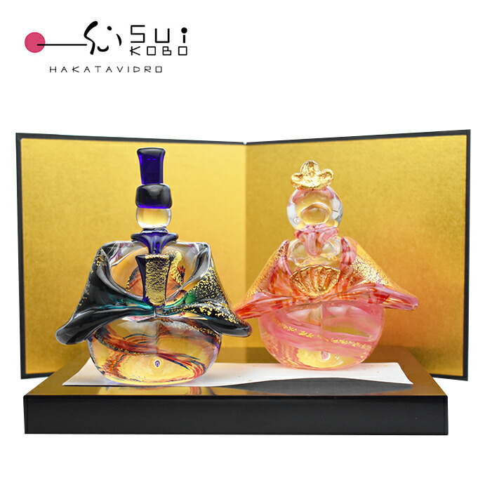 楽天市場】【マラソン期間限定！お得なクーポン！】雛人形 ガラス