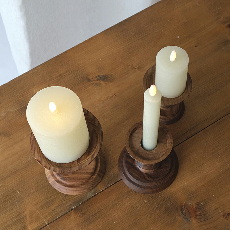 楽天市場】Shesay horn please シーシャムウッドキャンドルスタンド