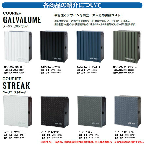 楽天市場】ポスト 壁掛け おしゃれ クーリエ ガルバリウム オンリー