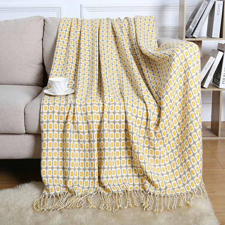 楽天市場】ブランケット 大判 北欧 おしゃれ ひざ掛け ニット 暖かい