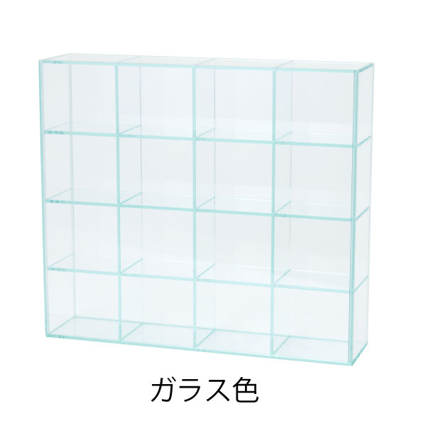 楽天市場】アクリル コレクションケース 16マス W262×D70×H296 3mm 白