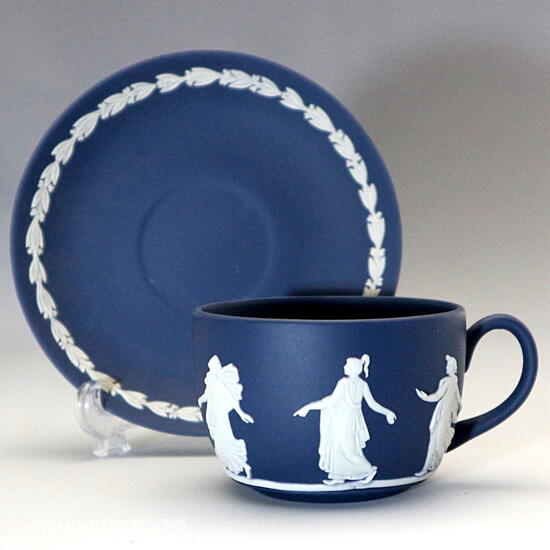 楽天市場】ウェッジウッド Wedgwood ジャスパー ポートランドブルー