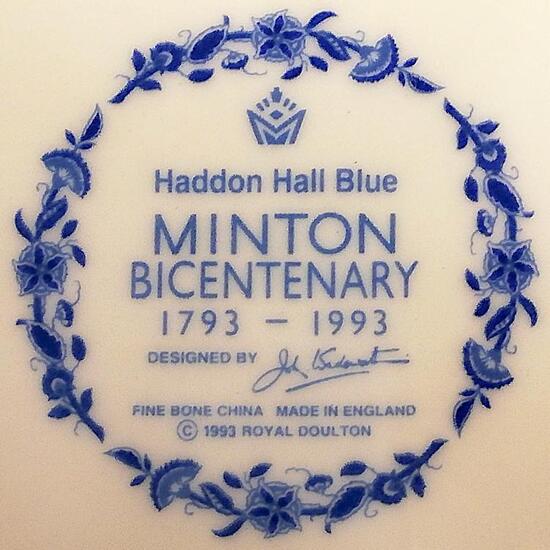 楽天市場】ミントン Minton 200th anniversary 200周年記念 1993年