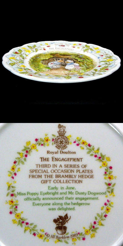 楽天市場】ロイヤルドルトン Royal Doulton ブランブリーヘッジ 飾り皿