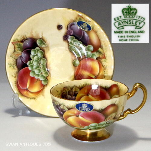 楽天市場】エインズレイ AYNSLEY オーチャードゴールド 英国製 カップ